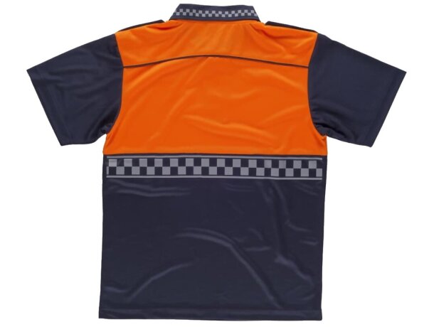 Polo para seguridad marino naranja a.v. merchandising