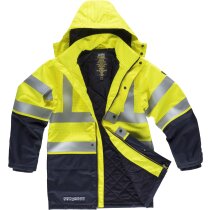 Parka prendas técnicas amarillo a.v. marino personalizado