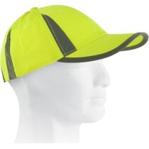Gorra con logotipo de alta visibilidad en poliéster