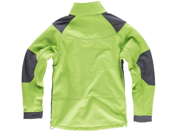 Workshell sport verde lima gris