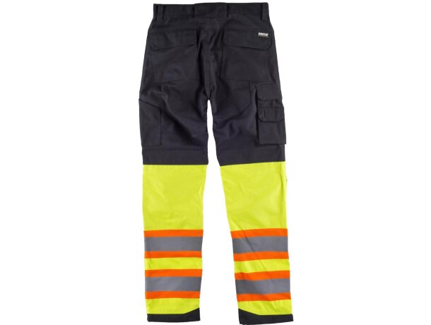 Pantalon fluor negro amarillo a.v.