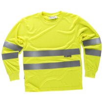 Camiseta fluor amarillo a.v. personalizado