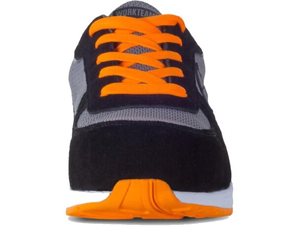 Zapato protección negro naranja a.v.