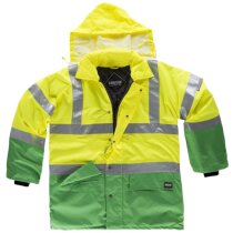 Parka fluor verde amarillo a.v. personalizada