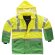 Chaqueta de alta visibilidad puño elástico interior de poliéster