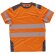 Camiseta fluor naranja a.v. gris oscuro