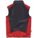 Chaleco barato sport negro rojo