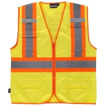 Chaleco fluor amarillo a.v. naranja a.v. personalizado Chaleco fluor amarillo a.v. naranja a.v. personalizado