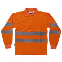 Polo fluor naranja a.v. personalizado