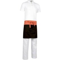 Delantal bicolor hostelería poliéster Kirkagac