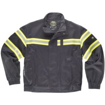 Chaqueta&nbsp;laboral&nbsp;Manghit ignífuga con cintas reflectantes