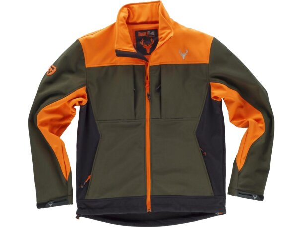 Workshell sport beige naranja a.v. marrón