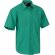 Camisa de manga corta con bolsillo personalizada verde