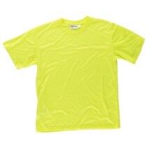 Camiseta fluor amarillo a.v. personalizado