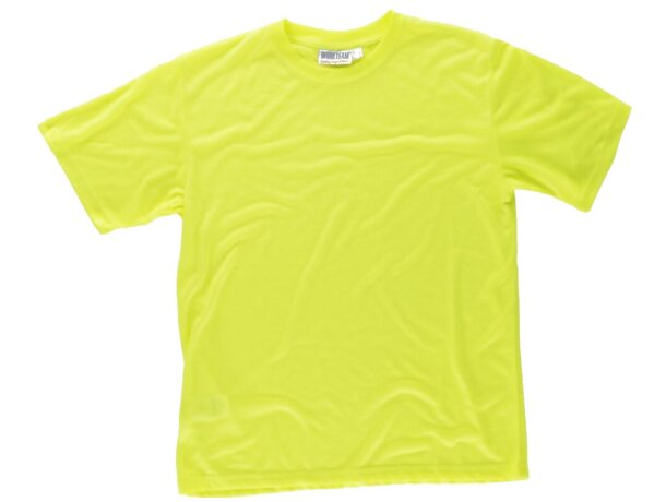 Camiseta fluor naranja a.v.