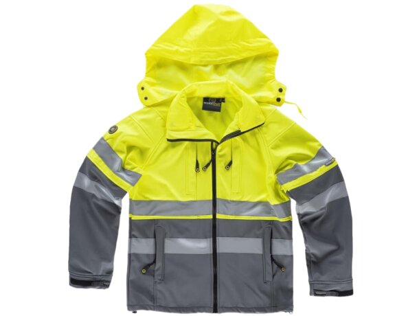 Workshell fluor gris   amarillo a.v.