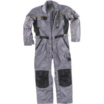 Buzo profesional multibolsillos con logo gris negro