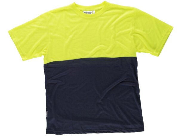 Camiseta fluor marino amarillo a.v. personalizada