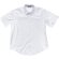 Camisa de manga corta con bolsillo blanco
