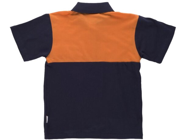 Polo fluor marino naranja a.v. merchandising