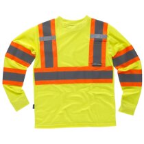 Camiseta fluor amarillo a.v. naranja a.v. personalizada
