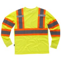 Camiseta fluor amarillo a.v.  naranja a.v.