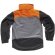 Chaqueta sport gris naranja a.v. negro