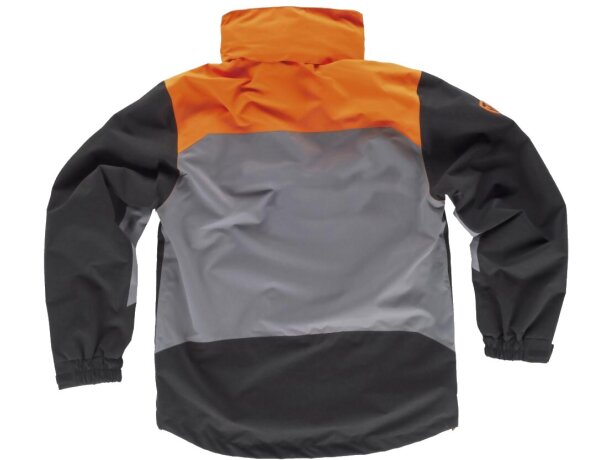 Chaqueta sport gris naranja a.v. negro