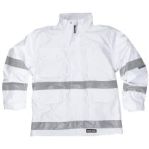 Parka fluor blanco