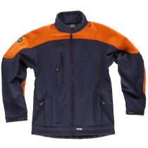 Chaqueta reflectante Workshell cortaviento con membrana térmica