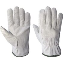 Guantes blancos de protección en piel personalizado Guantes blancos de protección en piel personalizado
