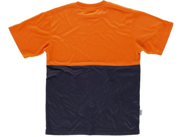 Camiseta fluor marino naranja a.v.