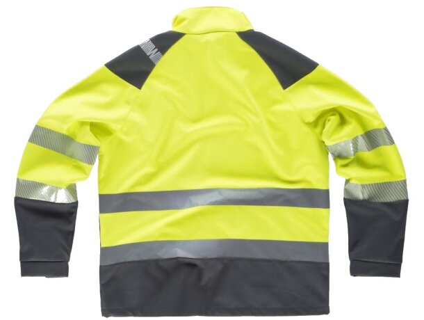 Workshell fluor amarillo a.v. gris oscuro