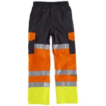 Pantalon fluor negro naranja av amarillo av