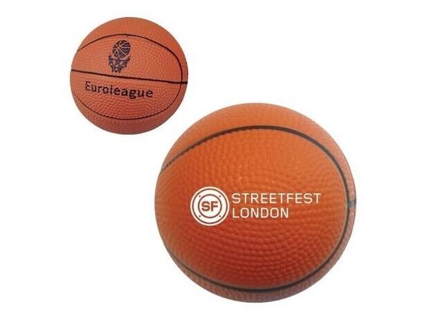 Antiestrés modelo pelota de baloncesto personalizado