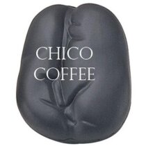 Antiestrés con forma de grano de café personalizado Antiestrés con forma de grano de café personalizado