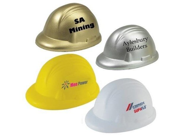 Antiestrés con forma de casco diferentes colores personalizado