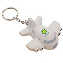 Llavero antiestrés avión personalizado Llavero antiestrés avión personalizado