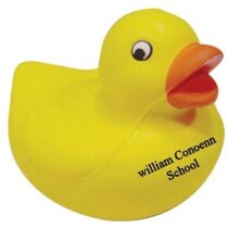 Antiestrés con forma de patito personalizado Antiestrés con forma de patito personalizado
