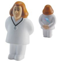 Antiestrés con forma de doctora personalizado Antiestrés con forma de doctora personalizado