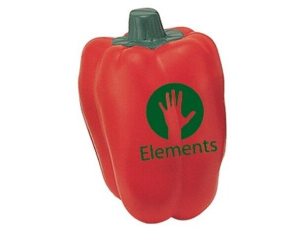 Antiestrés tipo pimiento rojo personalizada