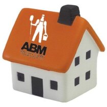 Muñecos antiestrés con forma de casa con chimenea y detalles únicos