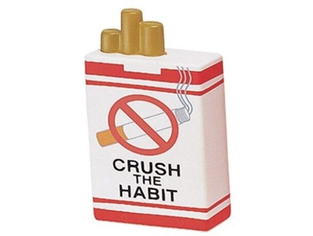 Antiestrés paquete de tabaco personalizado
