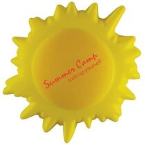 Antiestrés con forma de sol personalizado Antiestrés con forma de sol personalizado