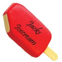 Muñecos antiestrés con forma de helado calmante delicioso y goloso