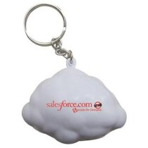 Llavero antiestrés nube personalizado Llavero antiestrés nube personalizado