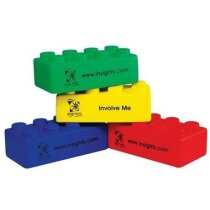 Antiestrés con forma de bloques de colores personalizado Antiestrés con forma de bloques de colores personalizado