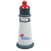 Antiestrés con forma de faro personalizado Antiestrés con forma de faro personalizado
