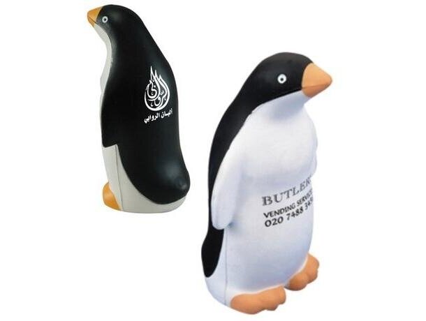 Antiestrés con forma de pingüino personalizado