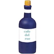 Muñecos antiestrés con forma de botella de vino para promociones de marca